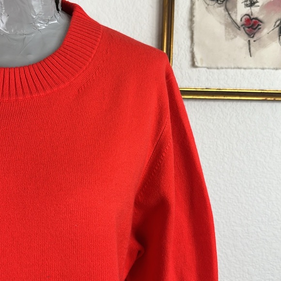 French Connection Babysoft Crewneck Gather Sweater - Picture 2 of 8